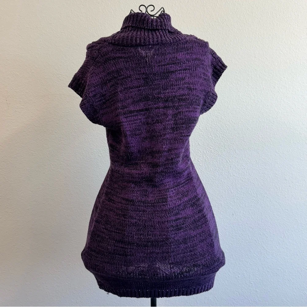1955 Vintage Purple Cowl Neck Sweater